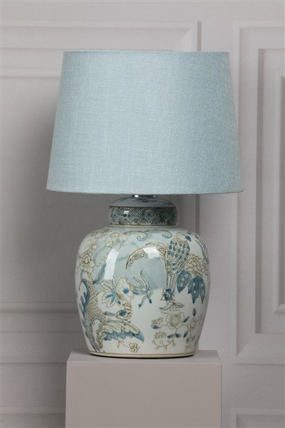 (image for) Laura Ashley Elizabeth Ceramic Table Lamp With Bird Print Design Base Only